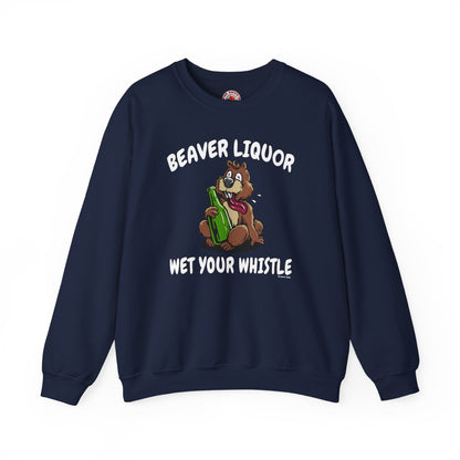 Beaver Liquor Crewneck Sweatshirt The Devil's Pickle