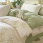 Double Gauze Four-Piece Set Jacquard Small Bamboo Cotton Three-Piece Set Student Dormitory INS Fresh Floral Bedding