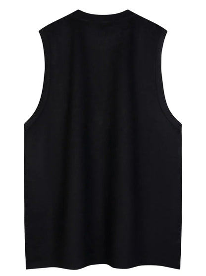 Men's Round Neck Letter Graphic Tank New Era Fashion LLc