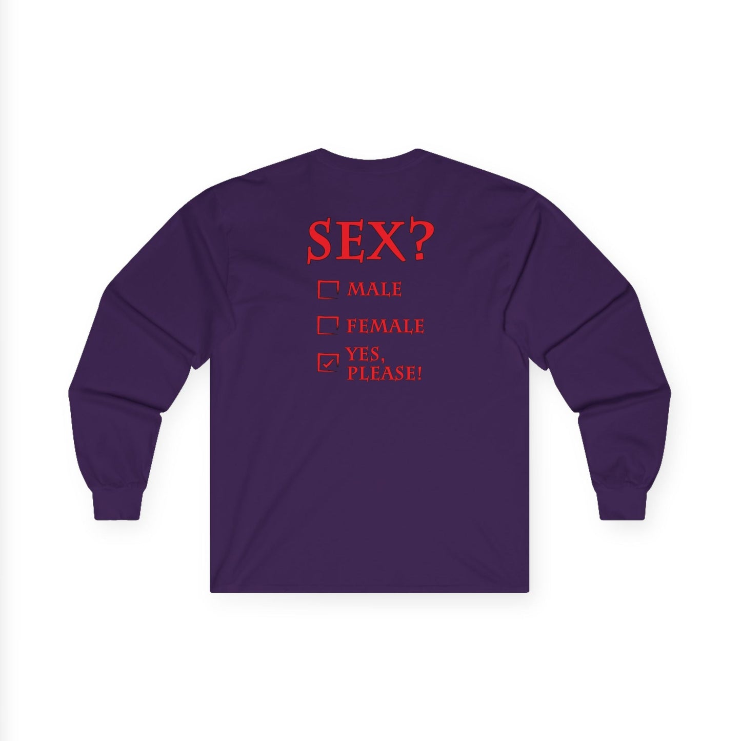Sex? Yes, Please Long Sleeve Tee The Devil's Pickle