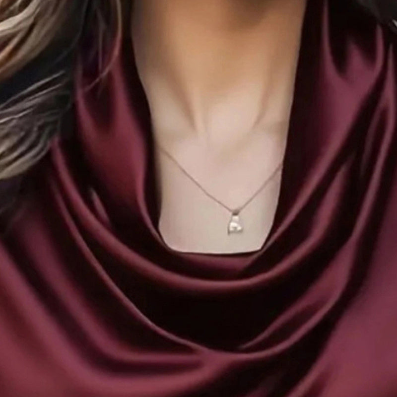Women's Elegant Draped Neck Blouse FitiqueFit