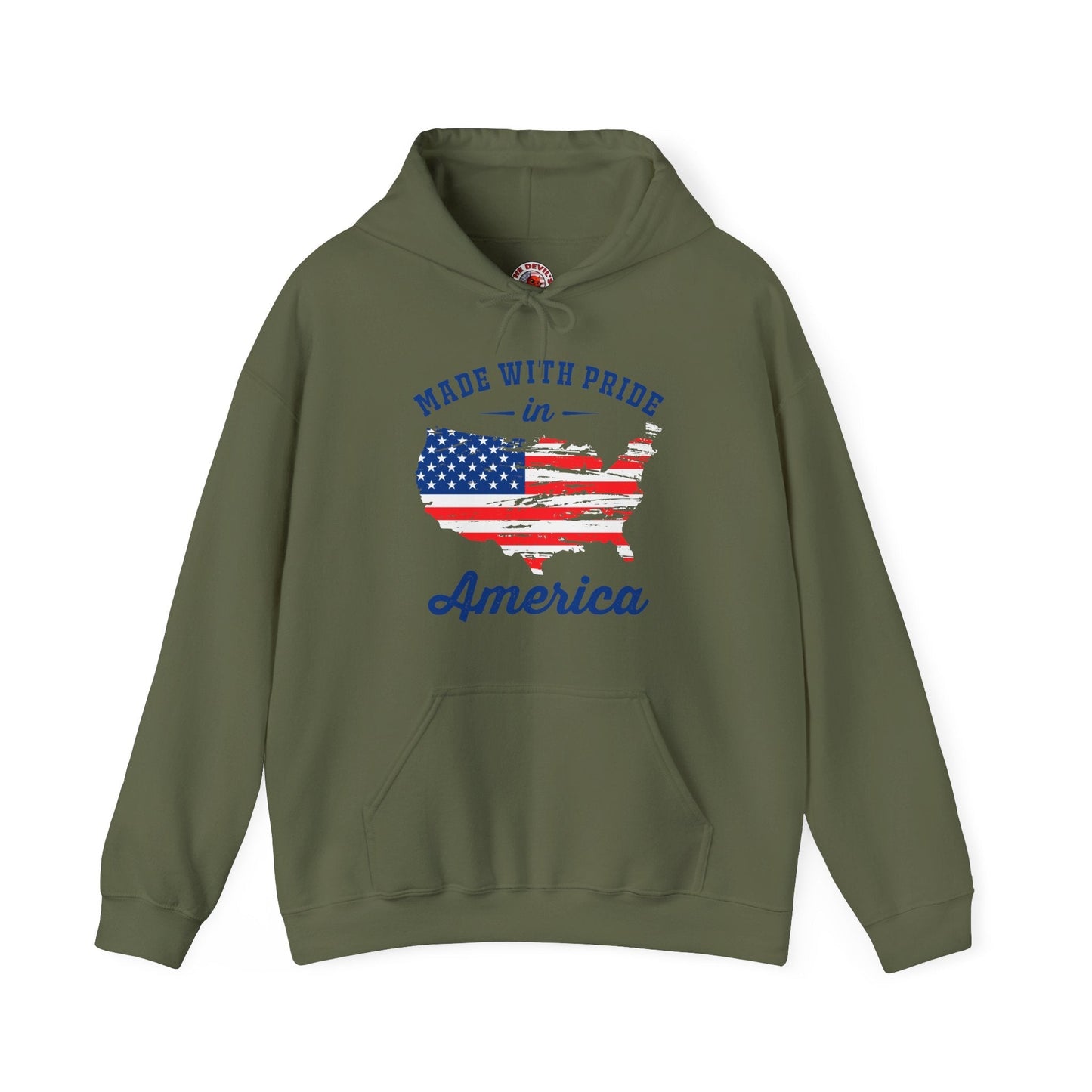 Made With Pride In America Hooded Sweatshirt The Devil's Pickle