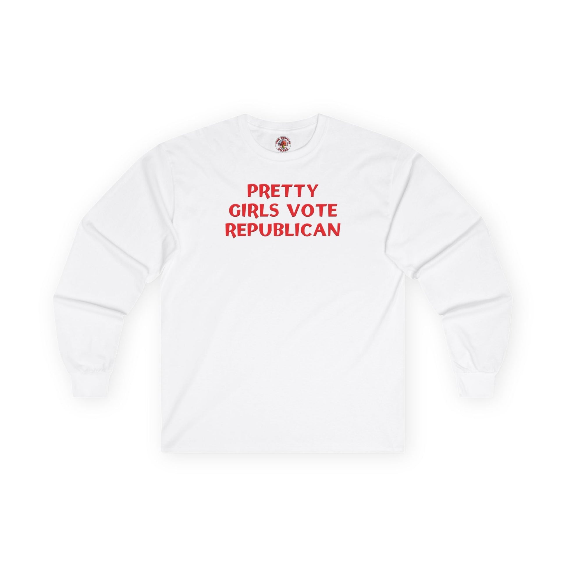 Pretty Girls Vote Republican Long Sleeve Tee The Devil's Pickle