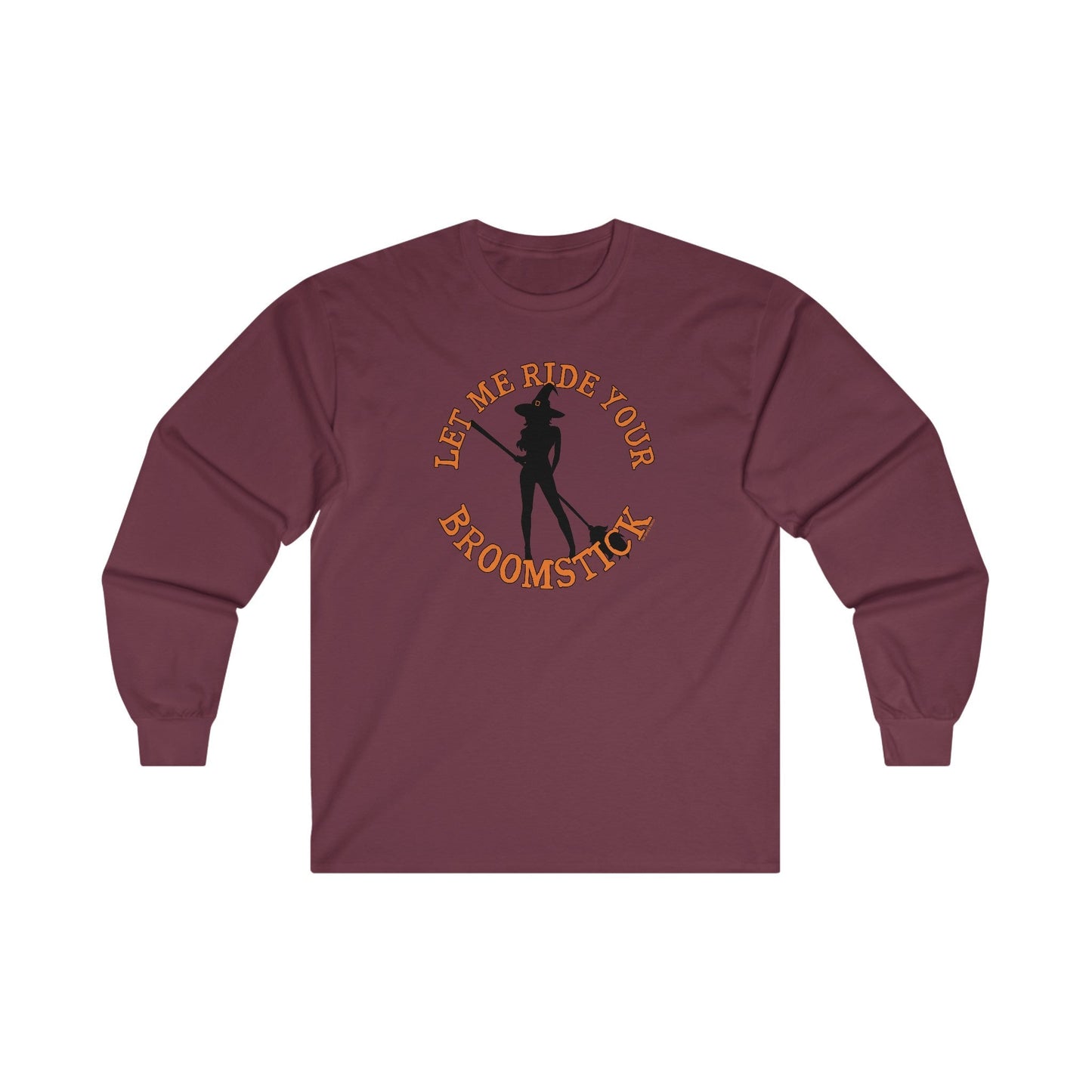 Let Me Ride Your Broomstick Long Sleeve Tee The Devil's Pickle
