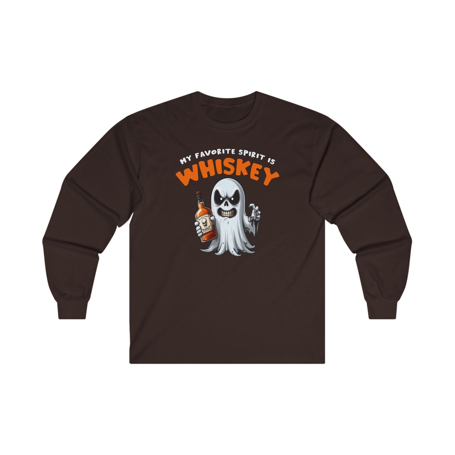 My Favorite Spirit Is Whiskey Long Sleeve Tee The Devil's Pickle