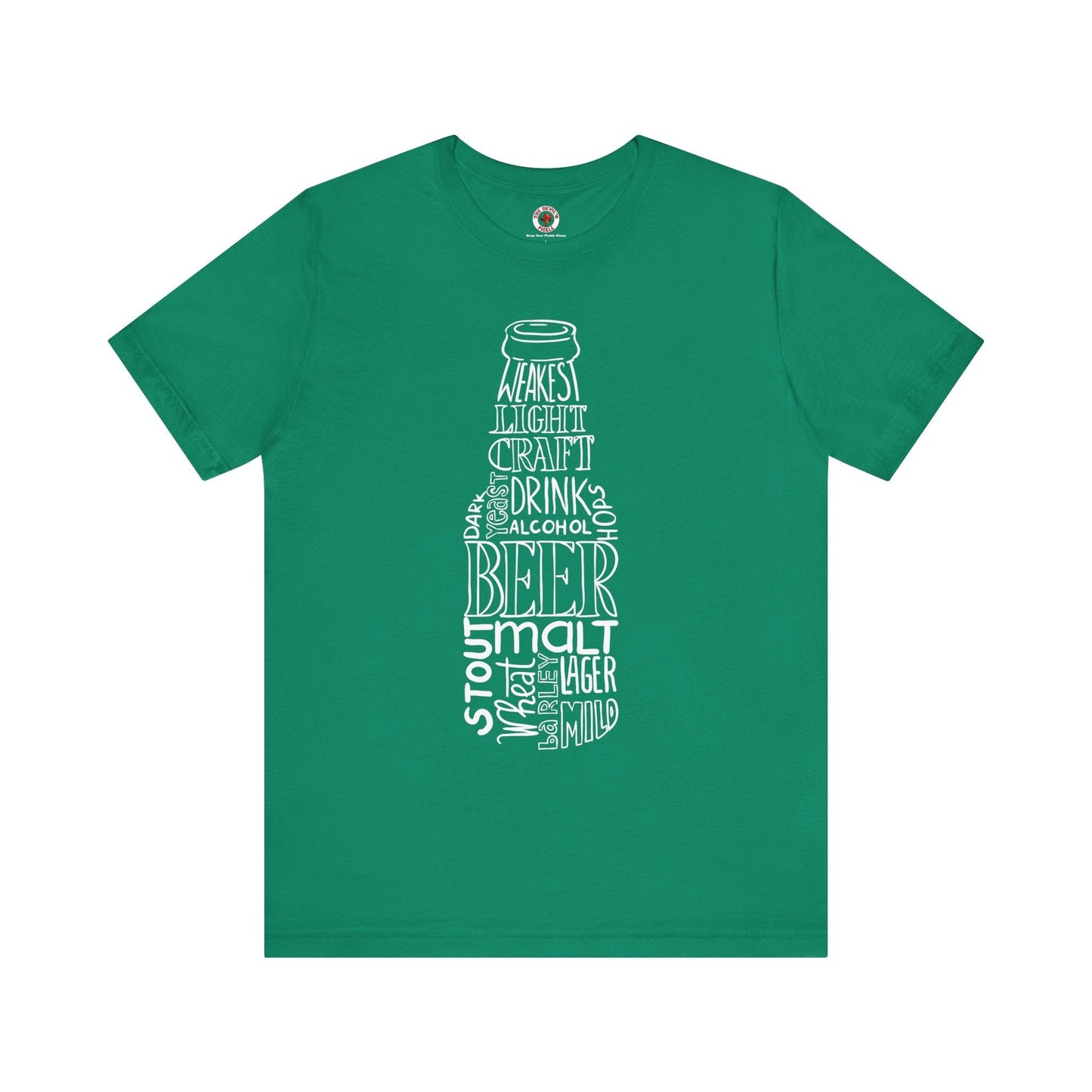 Beer Bottle of Words T-Shirt The Devil's Pickle