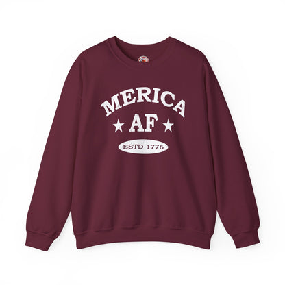 Merica AF Crewneck Sweatshirt The Devil's Pickle