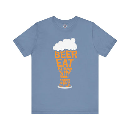 Beer Eat Sleep Repeat T-Shirt The Devil's Pickle