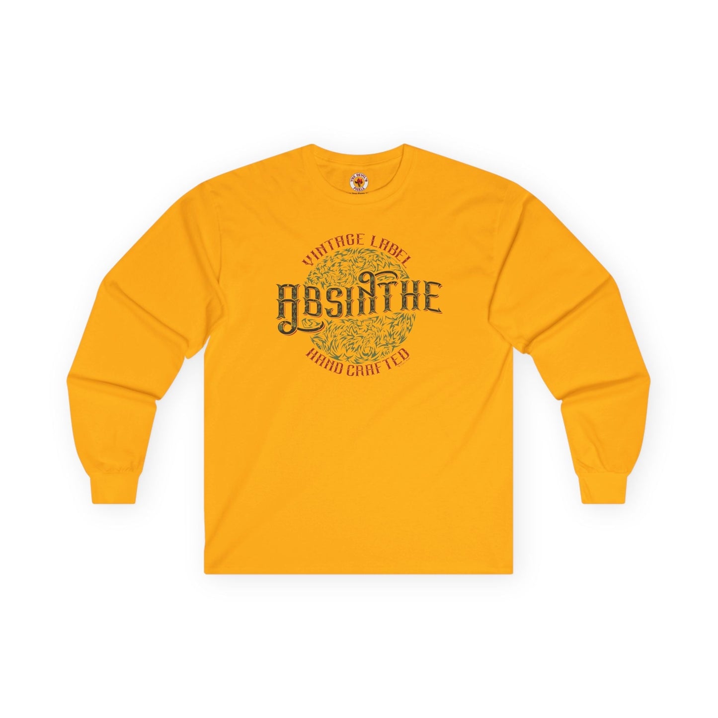 Vintage Label Absinthe Long Sleeve Tee The Devil's Pickle
