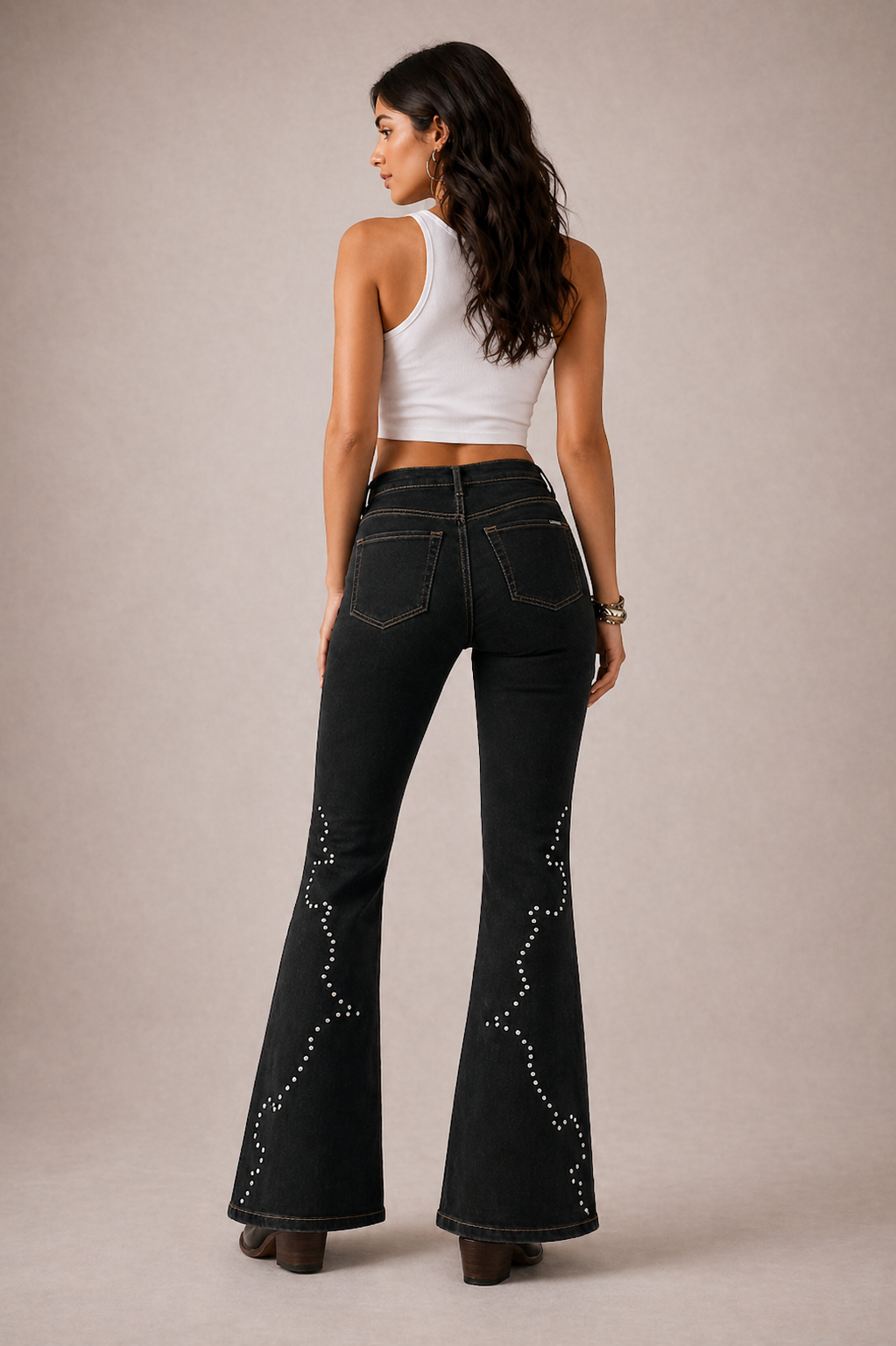 Santa Fe Boot Cut Stretch Jean - Black Denim GJG DENIM