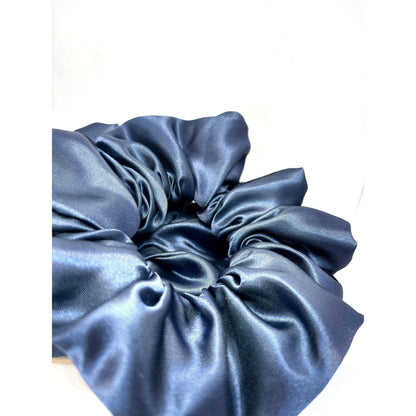 Navy Blue Silk Scrunchie Enchanted Scrunch