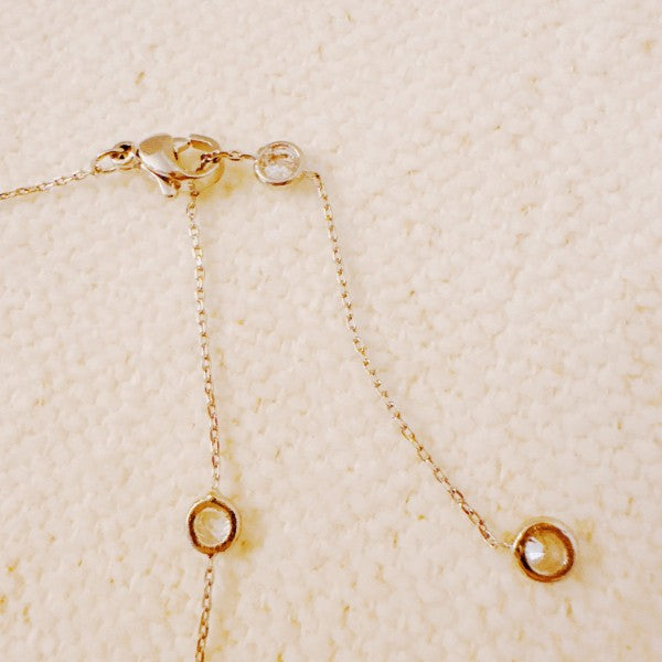 A Dozen Of Bezel Sparkle Station Necklace Shop Style & More | Fresh Looks, Everyday Deals & Free Shipping