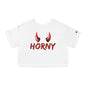 Horny Cropped T-Shirt The Devil's Pickle