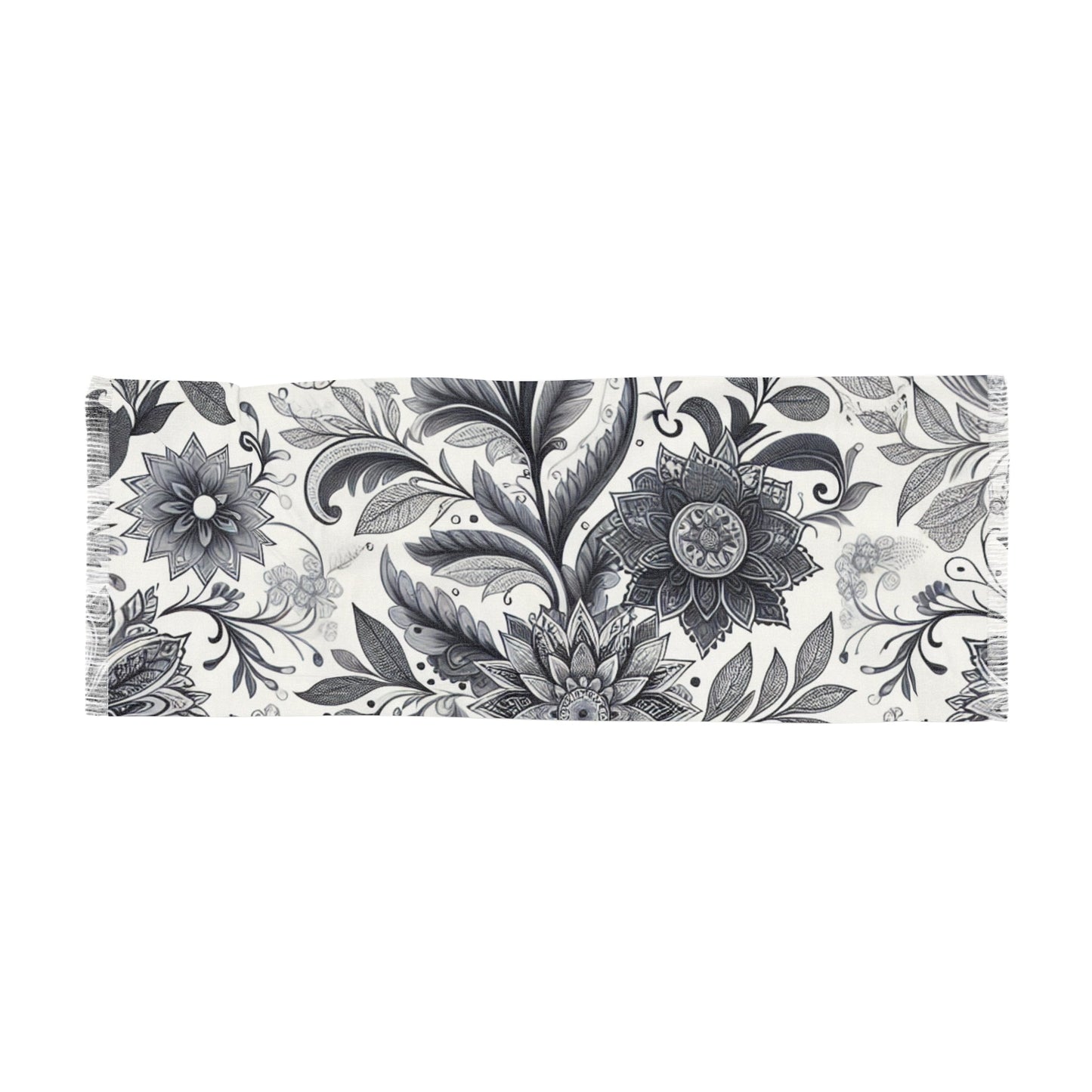 Elegant Floral Light Scarf | Fashion Accessory, Spring Outfit, Festival Wear, Gift for Mom, Trendy Wrap Grayceful LLC