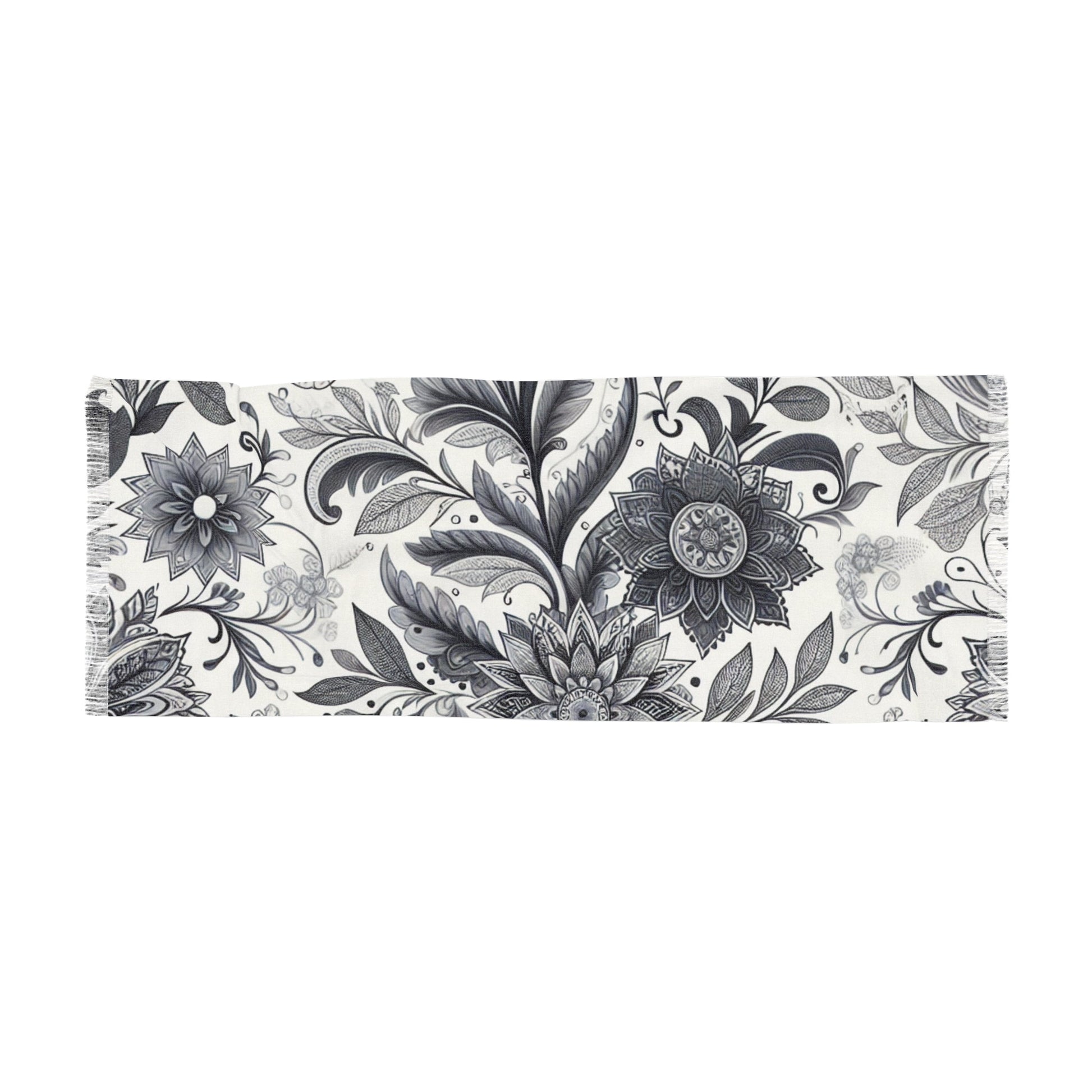 Elegant Floral Light Scarf | Fashion Accessory, Spring Outfit, Festival Wear, Gift for Mom, Trendy Wrap Grayceful LLC