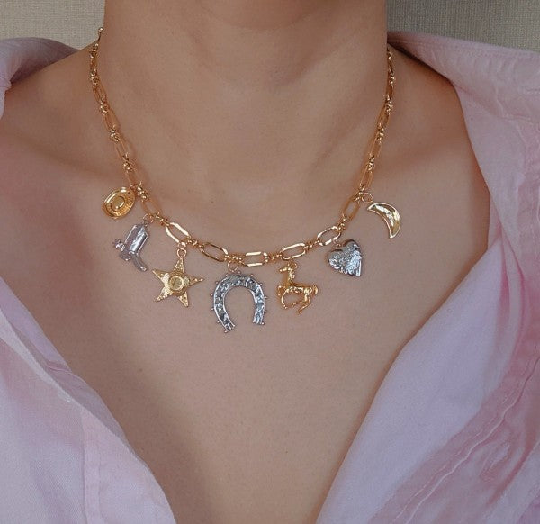 Wild Western Multi Charm Necklace Shop Style & More | Fresh Looks, Everyday Deals & Free Shipping