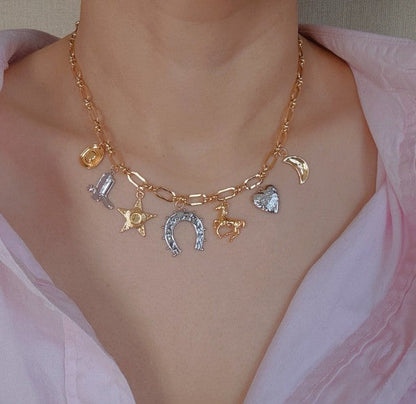 Wild Western Multi Charm Necklace Shop Style & More | Fresh Looks, Everyday Deals & Free Shipping