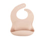 Baby silicone rice bag Baby rice bag bib Baby saliva towel waterproof mouth bag No wash and oil proof