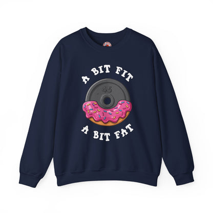 A Bit Fit, A Bit Fat Crewneck Sweatshirt The Devil's Pickle