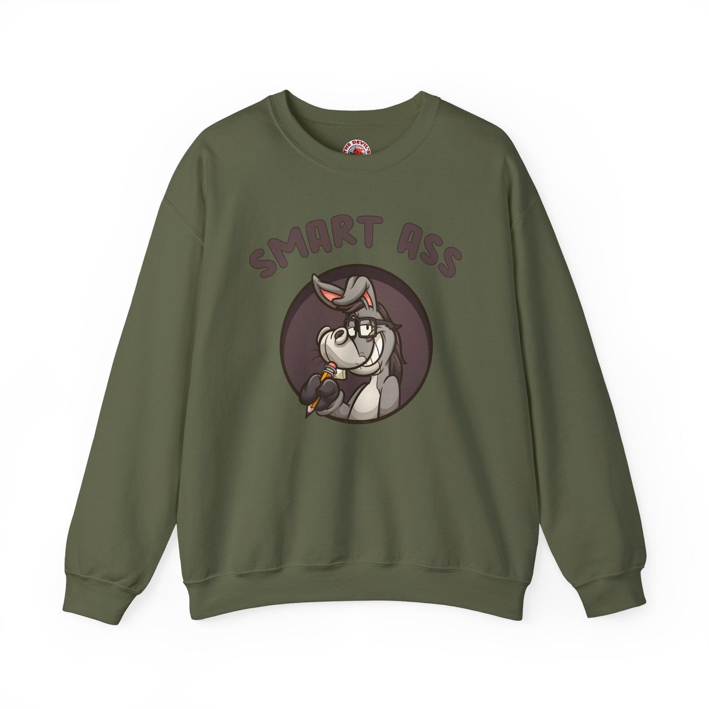 Smart Ass Crewneck Sweatshirt The Devil's Pickle