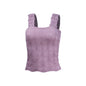 Women's Pleated Figure-flattering Square-neck Camisole FitiqueFit