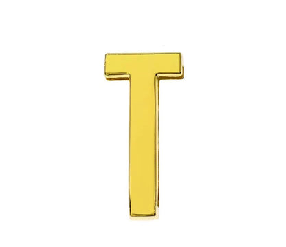 Scarf Slide Letters – 30mm – 14K Gold Non Tarnish Deep South Originals