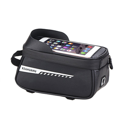 New Product Upper Tube Bag Mountain Bike Road Bicycle Bag Front Beam Bag Head Bag Mobile Phone Bag Waterproof Saddle Bag
