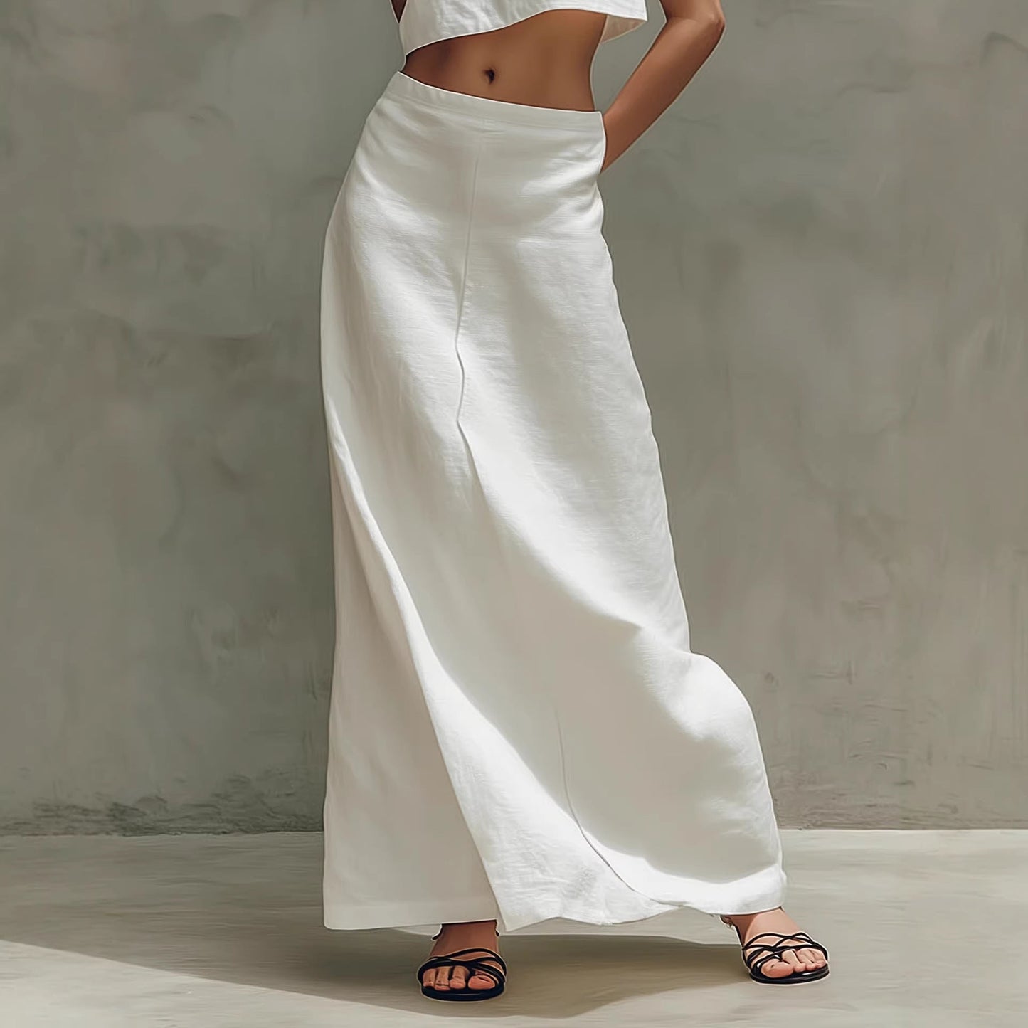 Women's Sleeveless Slimming Maxi Dress Two-Piece Set FitiqueFit