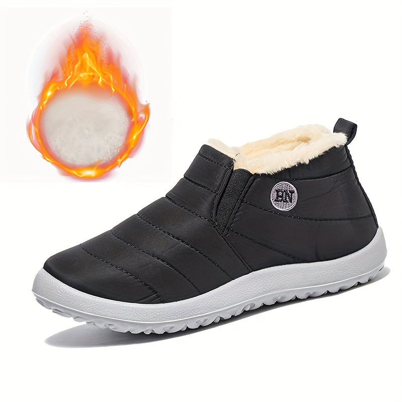 Women'S Winter Snow Boots, Warm And Plush, Short Boots, Shoes, Thickened, Flat-Soled Footwear. NovaCart