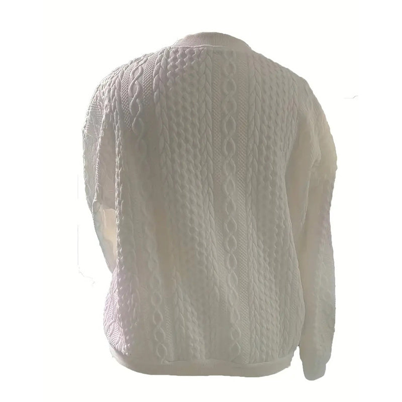 Bomber Jackets For Women Cute Jacquard Coats Lightweight Zip Up Jackets FitiqueFit