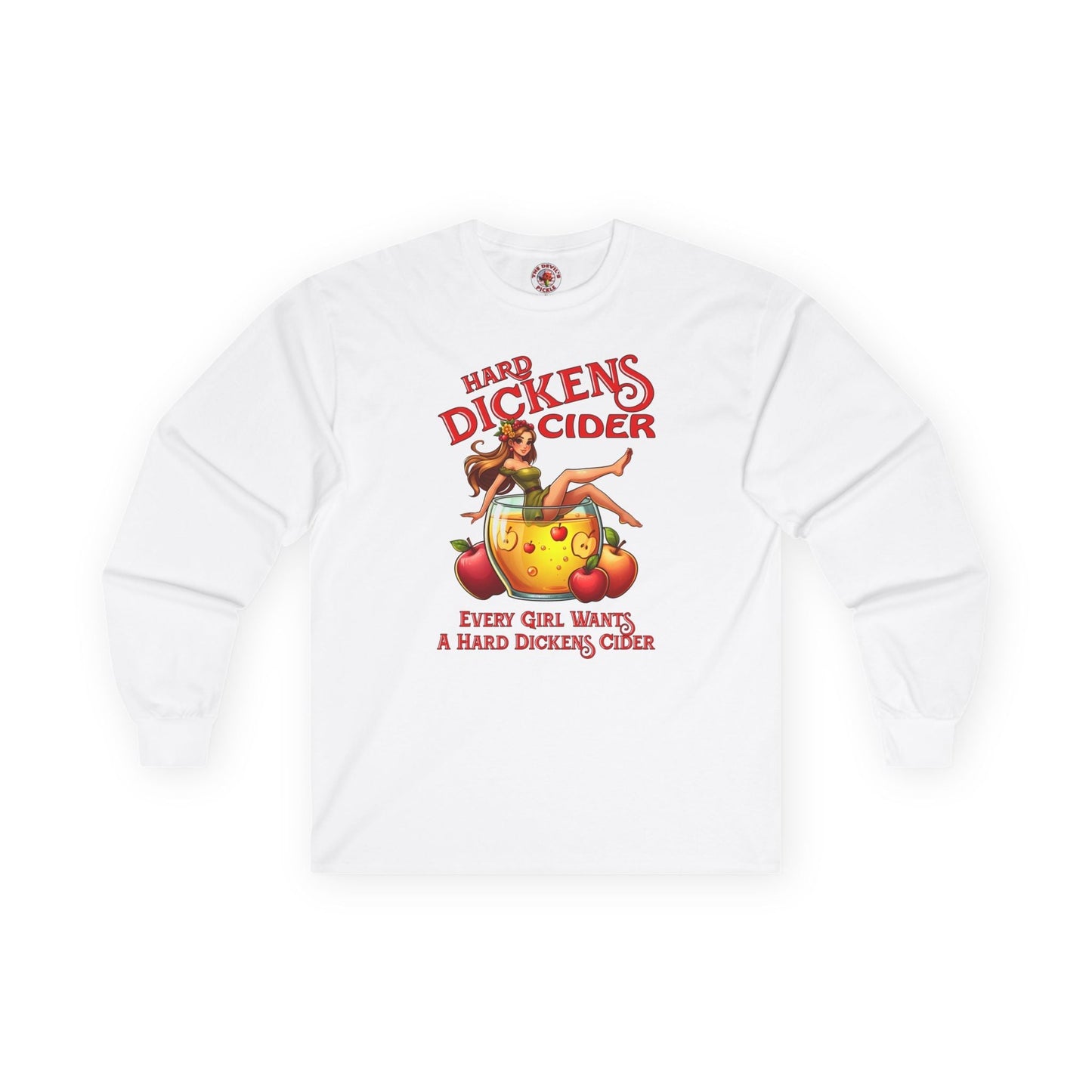 Hard Dickens Cider Long Sleeve Tee The Devil's Pickle
