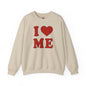I Heart Me Crewneck Sweatshirt The Devil's Pickle