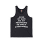 After My Dog Ate My Pronouns Tank Top The Devil's Pickle