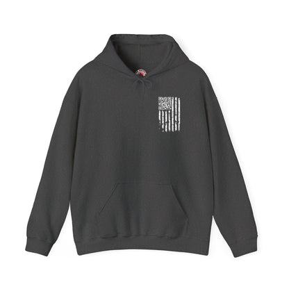 American Flag QR Code Hooded Sweatshirt The Devil's Pickle