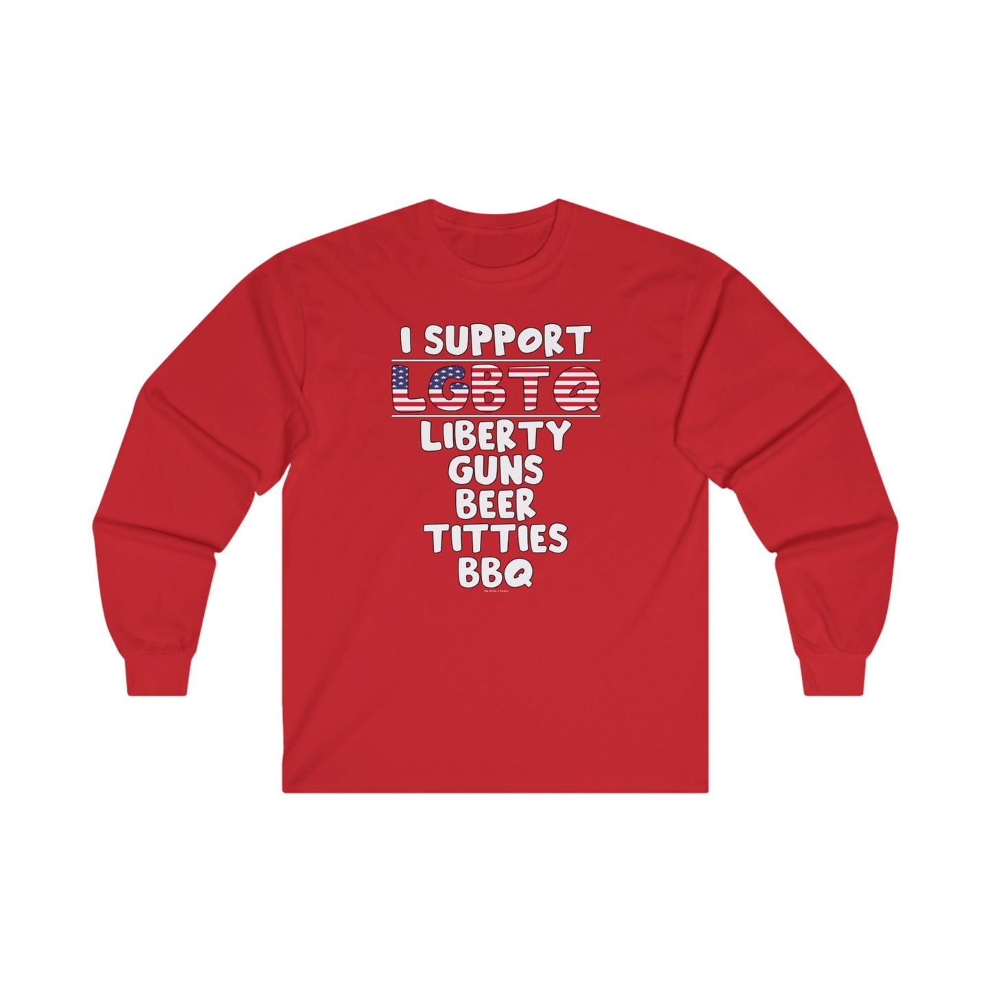 I Support LGBTQ Long Sleeve Tee The Devil's Pickle