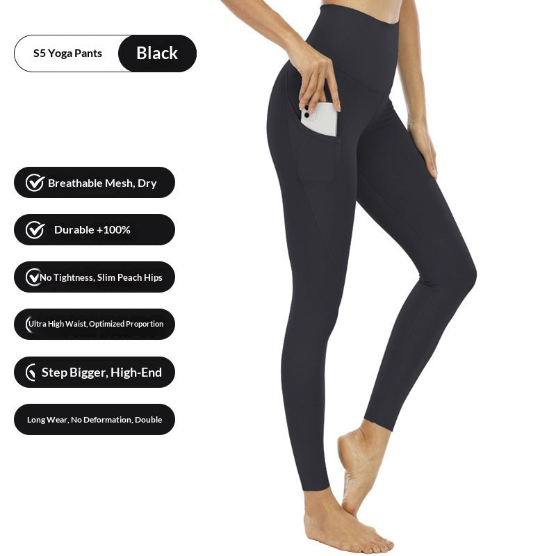 High Waist Pocket Stretch Leggings Women FitiqueFit