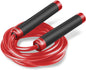 1LB Weighted Jump Rope, 1/2 LB Rope and Metal Handles for Men and Women, with Adjustable Length and Professional Ball Bearings for Boxing, Muay Thai Training, Fitness, Crossfit Workout