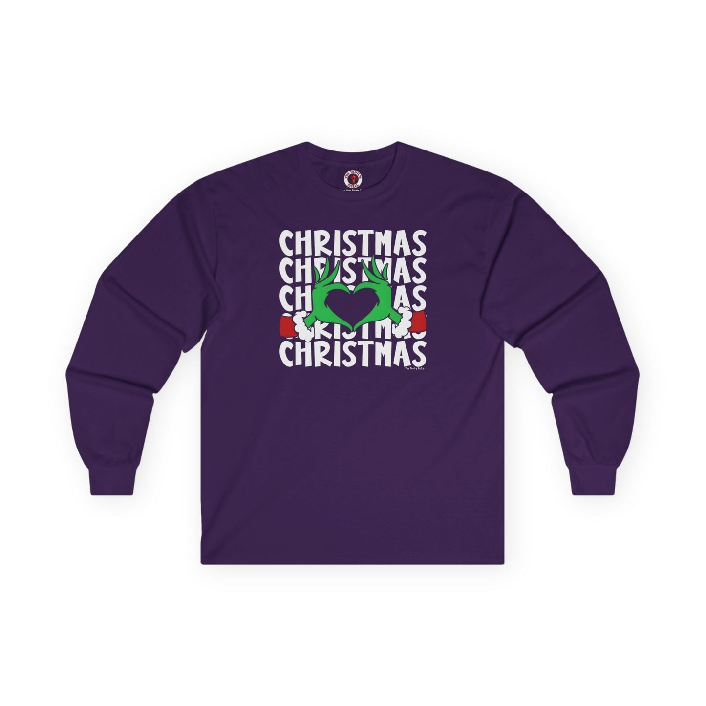 Christmas Heart Long Sleeve Tee The Devil's Pickle