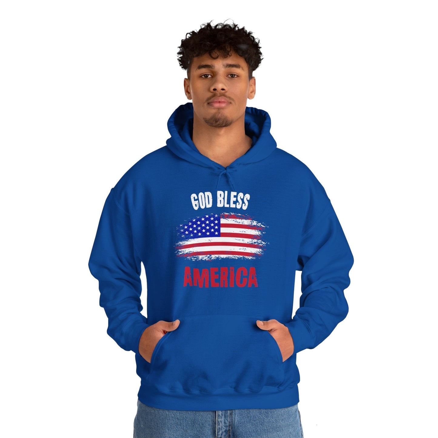 God Bless America Hooded Sweatshirt The Devil's Pickle