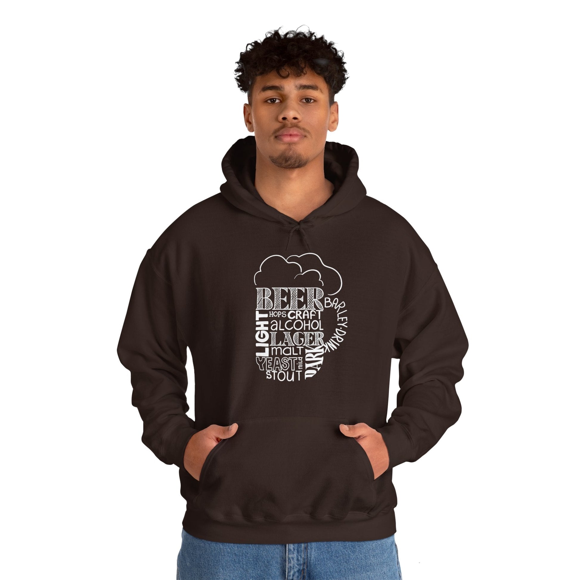 Beer Mug Of Words Hooded Sweatshirt The Devil's Pickle
