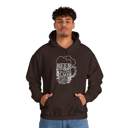 Beer Mug Of Words Hooded Sweatshirt The Devil's Pickle