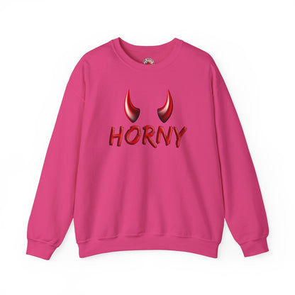 Horny Crewneck Sweatshirt The Devil's Pickle