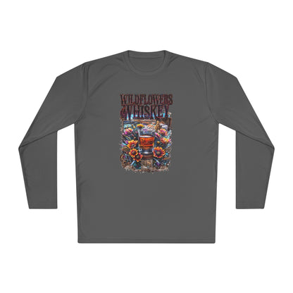 Wildflowers and Whiskey Lightweight Long Sleeve Tee Country in My Heart