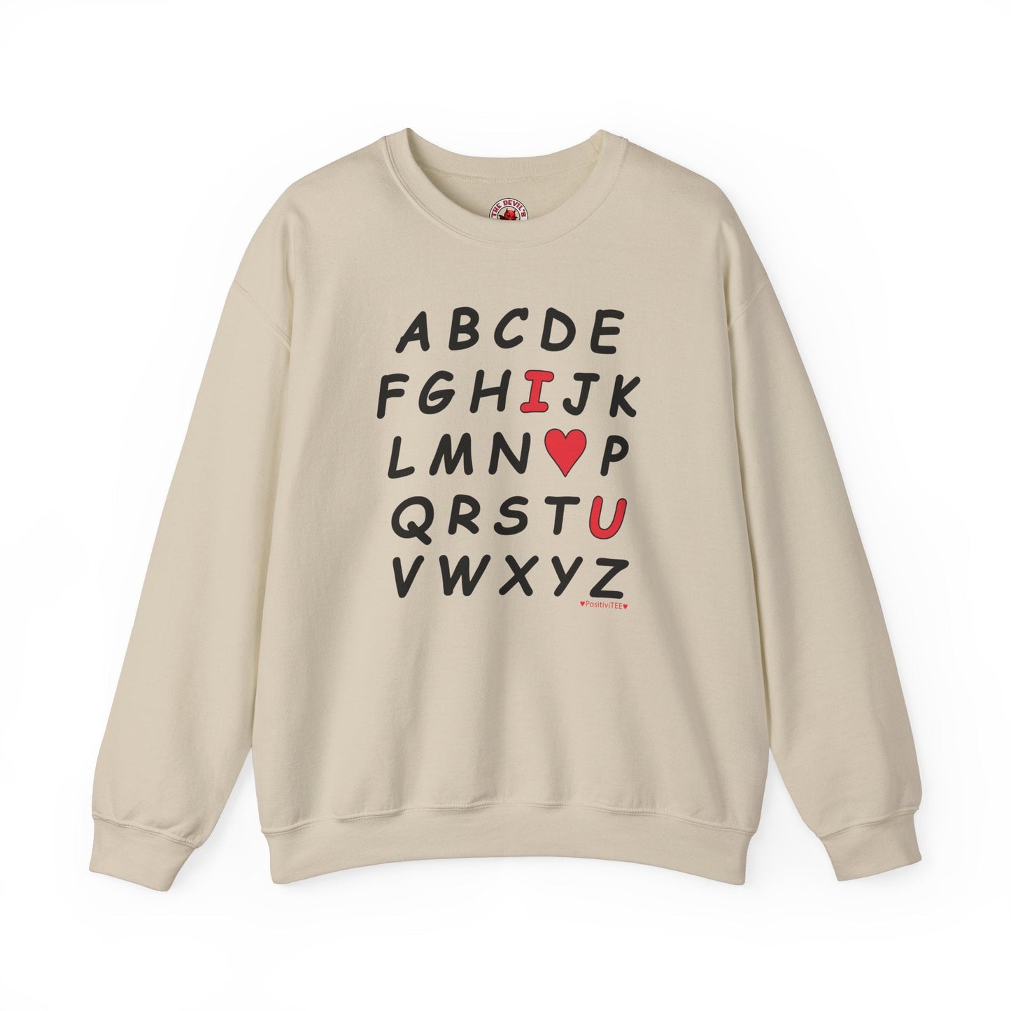 ABC I Love You Crewneck Sweatshirt The Devil's Pickle