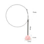 Suction cup cat toy stick that can be attached and held with steel wire multi head interchangeable cat toy and pet supplies