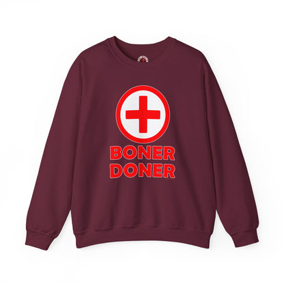 Boner Doner Crewneck Sweatshirt The Devil's Pickle