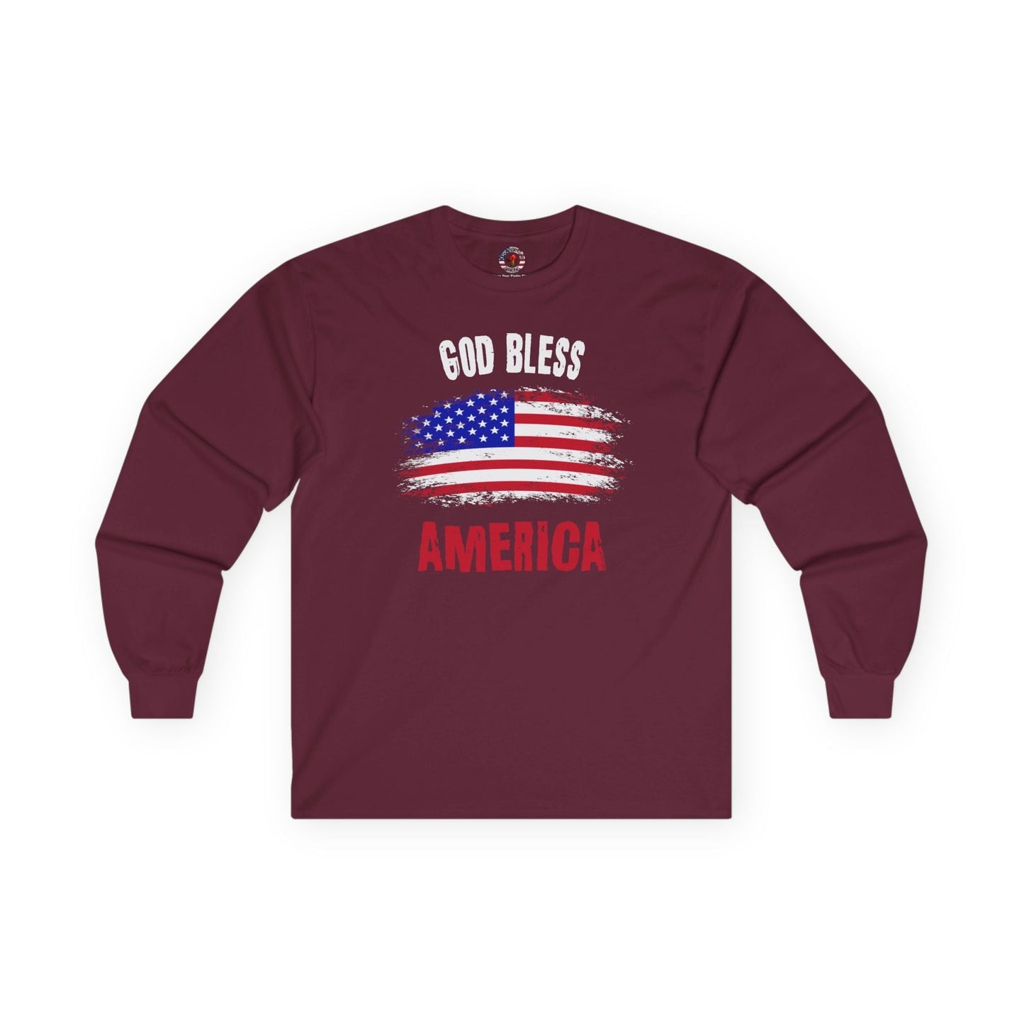 God Bless America Long Sleeve Tee The Devil's Pickle