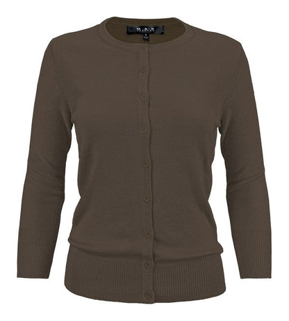 Crewneck Button Down Knit Cardigan Sweater Shop Style & More | Fresh Looks, Everyday Deals & Free Shipping