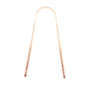 Stainless steel 304 tongue scraper, tongue coating cleaner, tongue scraper, tongue coating brush, oral care tool