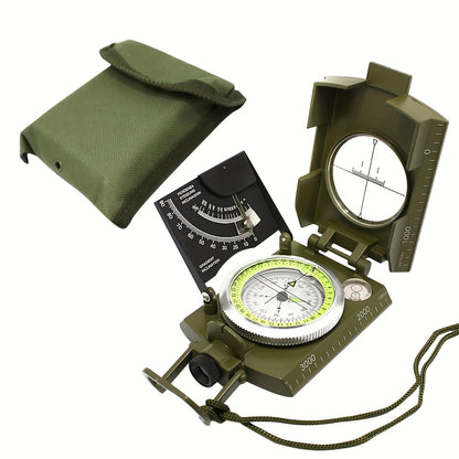 Multifunctional Luminous Dial Waterproof Anti-fog Accurate Compass For Hiking Camp NovaCart